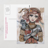 Dood van een Zeppelin Briefkaart (Voorkant / Achterkant)