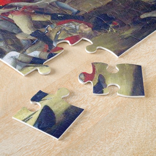 Dood van generaal Warren Battle of Bunker's Hill Legpuzzel (Zijkant)