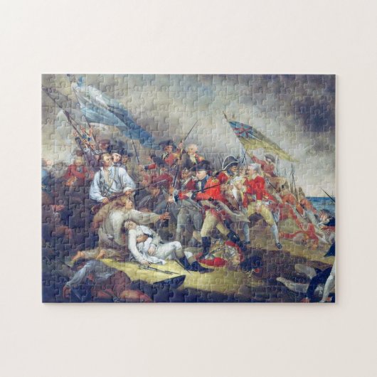 Dood van generaal Warren Slag bij Bunker's Hill Legpuzzel (Horizontaal)