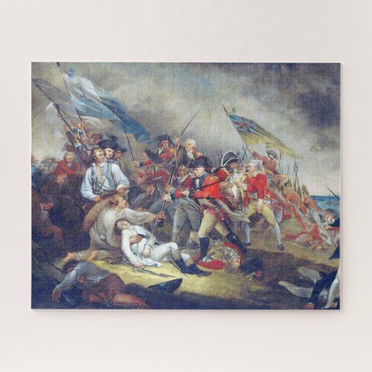 Dood van generaal Warren Slag om Bunker's Hill Legpuzzel (Horizontaal)