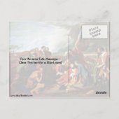 Dood van generaal Wolfe door Benjamin West Briefkaart (Achterkant)