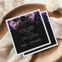 Dood van haar twintiger 30ste verjaardagsfeestje servet