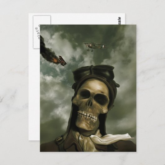 Dood van het Briefkaart Skies (Voorkant / Achterkant)