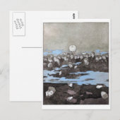 Dood van het briefkaart van Massen (Voorkant / Achterkant)