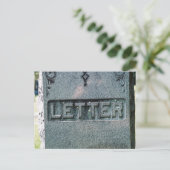 Dood van het geschreven woord briefkaart (Staand voorkant)