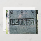 Dood van het geschreven woord briefkaart (Voorkant / Achterkant)