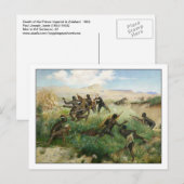 Dood van het imperial van de prins door Paul Jamin Briefkaart (Voorkant / Achterkant)