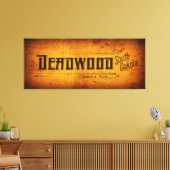 DOOD VAN HET OUDE Westen Canvas Afdruk (Insitu (Woonkamer))