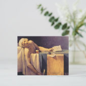 dood van Jacques-Louis David van Marat Briefkaart (Staand voorkant)