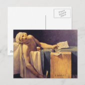 dood van Jacques-Louis David van Marat Briefkaart (Voorkant / Achterkant)