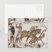 Dood van Koning Harold (Bayeux Tapestry) Briefkaar Briefkaart (Voorkant / Achterkant)