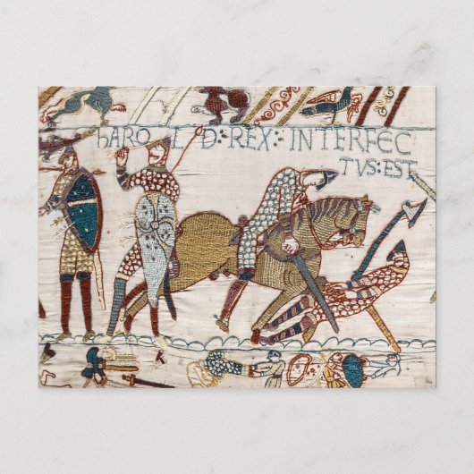Dood van Koning Harold (Bayeux Tapestry) Briefkaar Briefkaart (Voorkant)