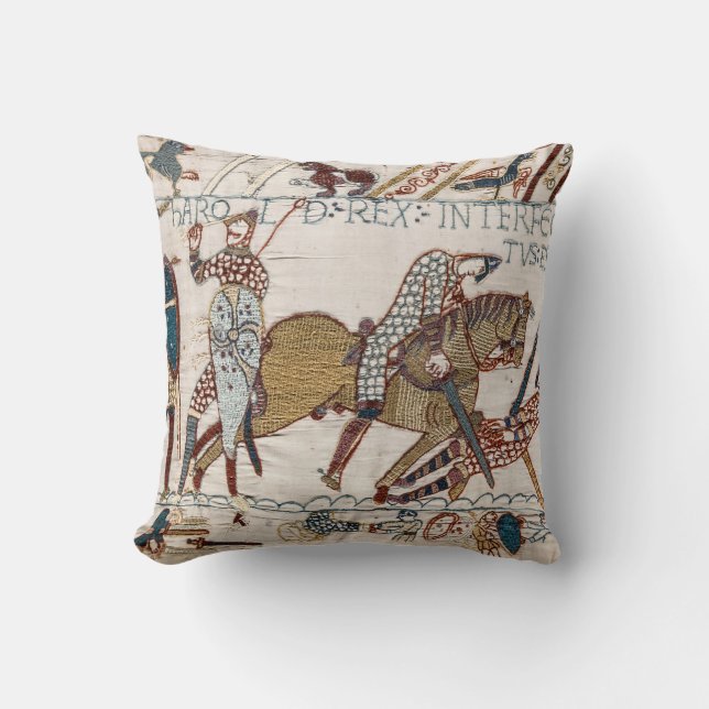 Dood van koning Harold (Bayeux Tapestry) Kussen (Voorkant)