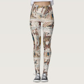 Dood van koning Harold (Bayeux Tapestry) Leggings (Voorkant)