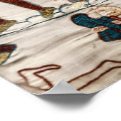 Dood van koning Harold (Bayeux Tapestry) Poster (Hoek)