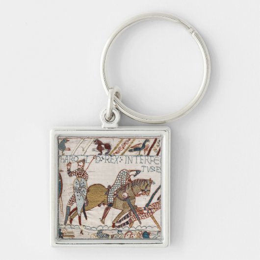 Dood van koning Harold (Bayeux Tapestry) Sleutelhanger (Voorkant)