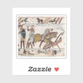 Dood van koning Harold (Bayeux Tapestry) Sticker (Vel)
