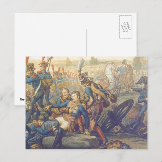 Dood van Lannes Briefkaart (Voorkant / Achterkant)