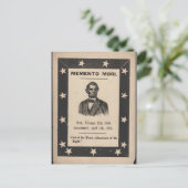 Dood van Lincoln Briefkaart (Staand voorkant)