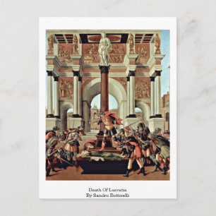 Dood van Lucpensiona door Sandro Botticelli Briefkaart
