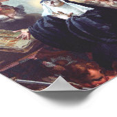 Dood van Saint Scholastica Poster (Hoek)