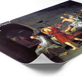 dood van socraten poster (Hoek)