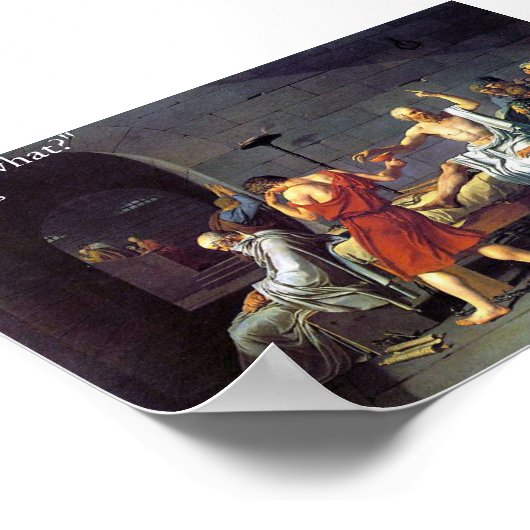 dood van socraten poster (Hoek)