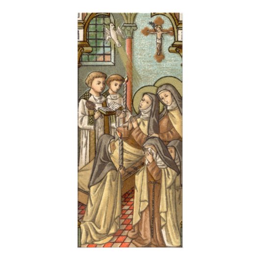 Dood van St. Teresa van Avila (SAU 28) Reclamekaart (Voorkant)