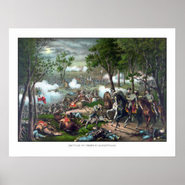 Dood van Stonewall Jackson Poster