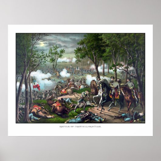 Dood van Stonewall Jackson Poster (Voorkant)