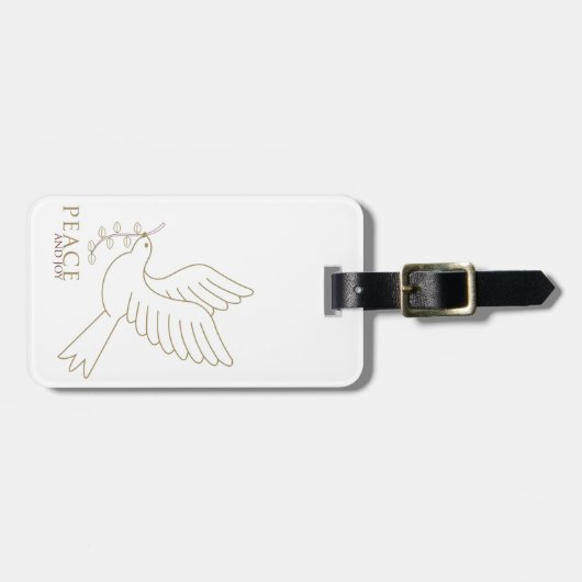 Dood van vrede bagagelabel (Voorkant horizontaal)