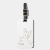 Dood van vrede bagagelabel (Voorkant verticaal)