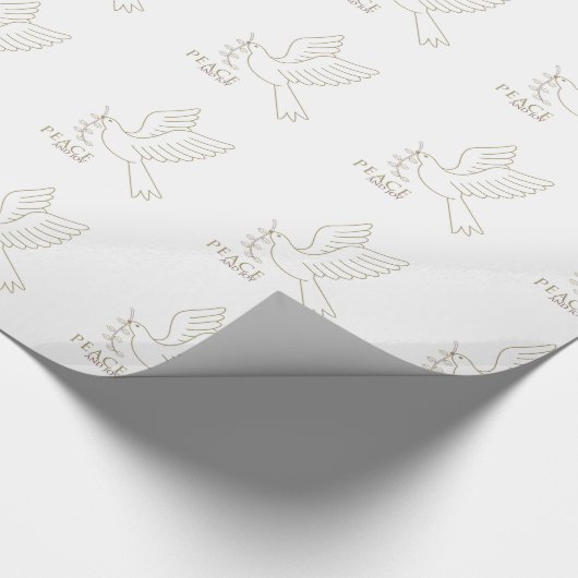 Dood van vrede cadeaupapier (Hoek)