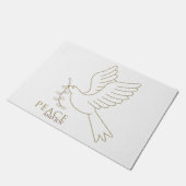 Dood van vrede deurmat (Schuin)