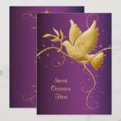 Dood van vrede kaart (Voorkant / Achterkant)