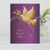 Dood van vrede kaart (Staand voorkant)