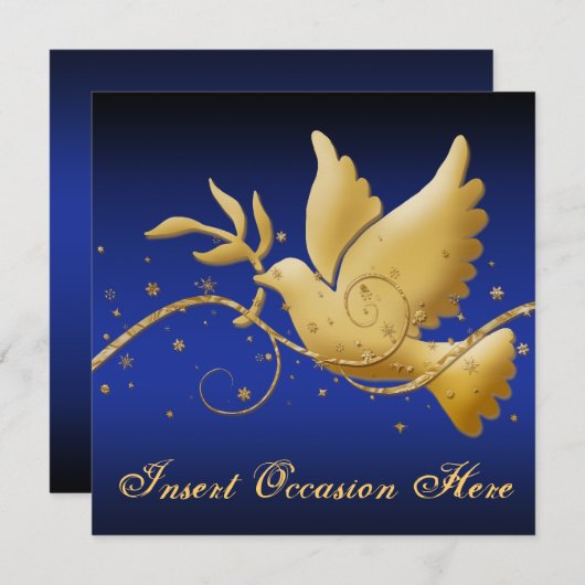 Dood van vrede kaart (Voorkant / Achterkant)