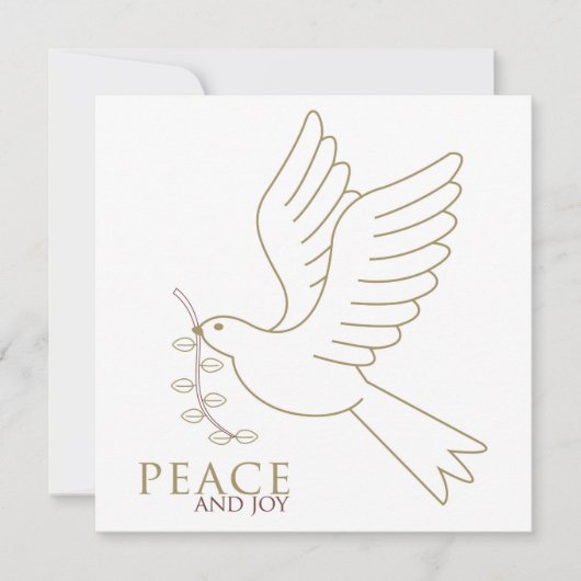 Dood van vrede kaart (Voorkant)