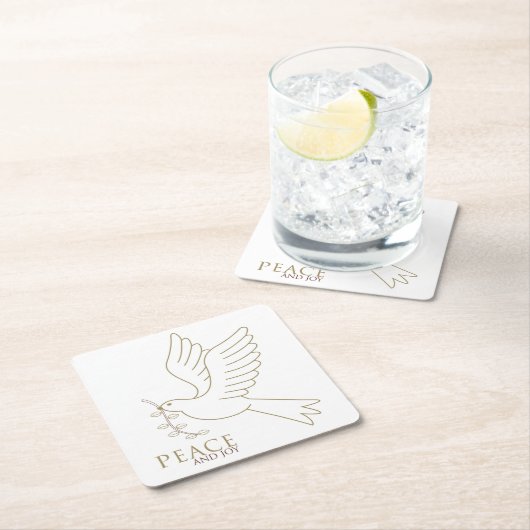 Dood van vrede kartonnen onderzetters (Insitu)