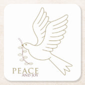 Dood van vrede kartonnen onderzetters (Voorkant)