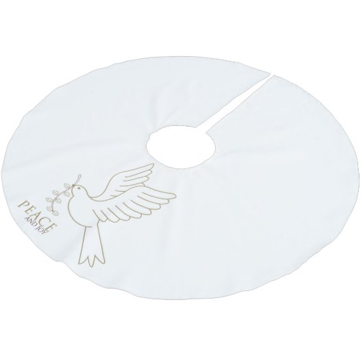 Dood van vrede kerstboom rok (Gekanteld)