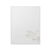 Dood van vrede notitieblok (Linkerzijde)