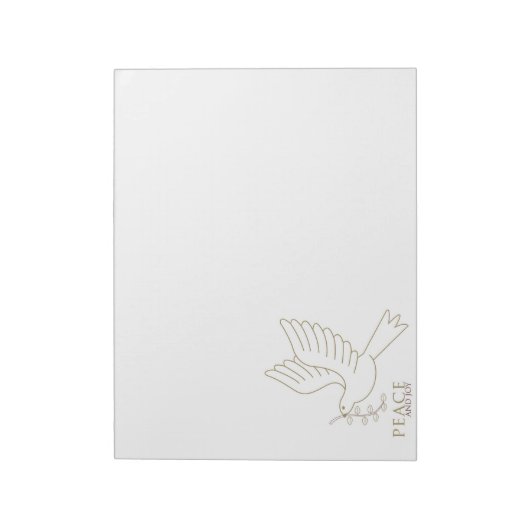 Dood van vrede notitieblok (Linkerzijde)