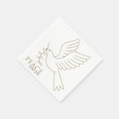 Dood van vrede servetten (Hoek)