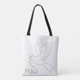 Dood van vrede tote bag