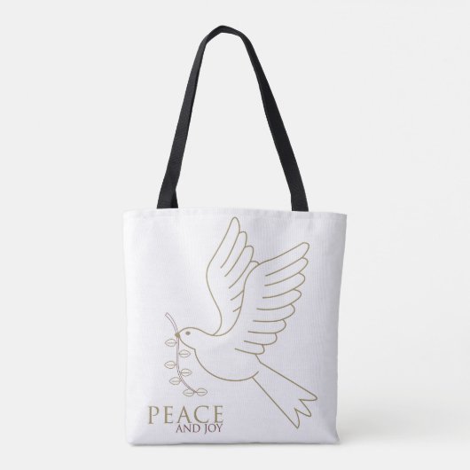 Dood van vrede tote bag (Achterkant)