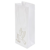 Dood van vrede wijn cadeautas (Achterkant Gekanteld)