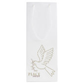 Dood van vrede wijn cadeautas (Achterkant)