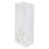 Dood van vrede wijn cadeautas (Voorkant Gekanteld)