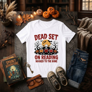 Dood Vastbesloten om Halloween te Lezen Tri-Blend Shirt